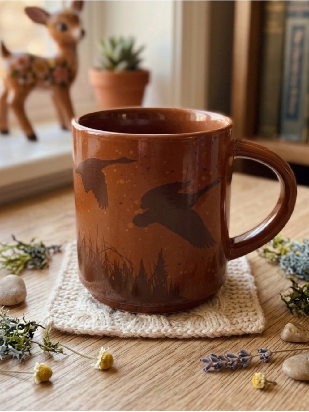🪿 Canadian Geese Brown Tim Hortons Limited Edition Ceramic Coffee Mug ☕️
